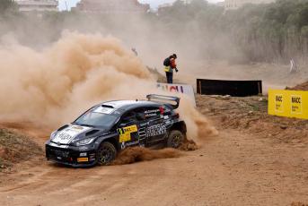 Diego Domínguez - Rogelio Peñate (Toyota GR Yaris Rally2). RallyRACC 2024 (Foto: Miquel Rovira)